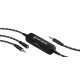 Cable adaptador Elgato 10GBC9901, 3.5mm hembra-2x3.5mm macho, 2.5 metros, AUX 3.5mm, color negro