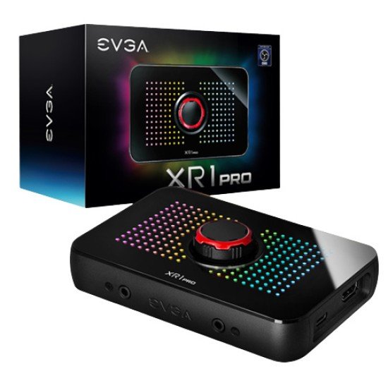 Capturadora De Video EVGA XR1 Pro / 144-U1-CB21-LR / HDMI / USB 3.1 / 2160P / Color Negro