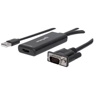 Convertidor de VGA y USB a HDMI Manhattan 152426
