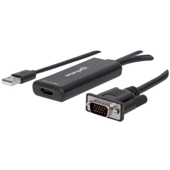 Convertidor de VGA y USB a HDMI Manhattan 152426