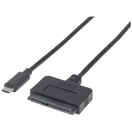 Adaptador SATA a USB-C 3.1 Superspeed+ Manhattan 152495 Negro