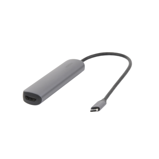 Hub USB-C a 4 Puertos USB 3.0 + HDMI 4K@30Hz / Ugreen / USB 3.0 a 5Gbps / Caja De Aluminio, 20197