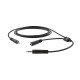 Cable adaptador Elgato 2GC309904002, 3.5mm macho-2x de 3.5mm macho/hembra, para PS4/PS4 Pro, color negro