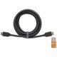 Cable HDMI 2.0 Premium M-M Alta Velocidad Manhattan 355353 Negro,3M