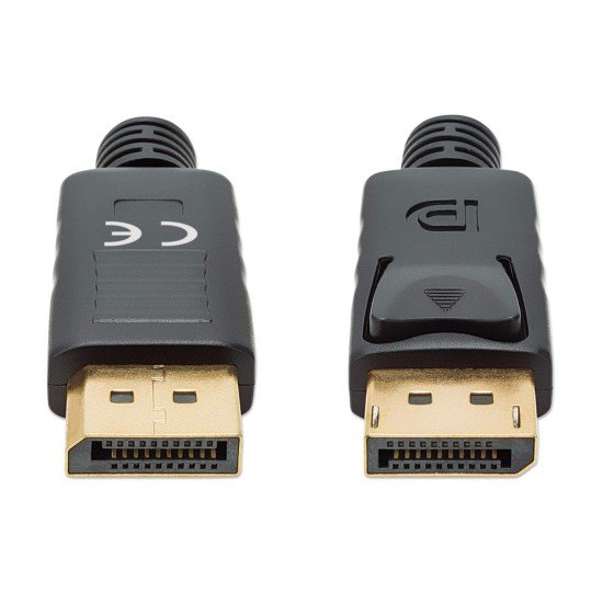 Cable Displayport 8K V1.4 a 60HZ 3M Manhattan 355582 Color Negro