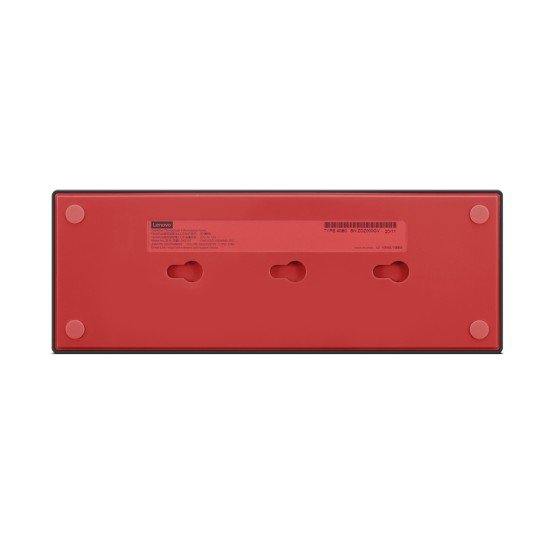 Docking station Lenovo ThinkPad Thunderbolt 4, 1xUSB-C 3.2, 4xUSB 3.1, 1xHDMI, 2xDisplayPort, 1xRJ-45, color negro/rojo, 40B00300US