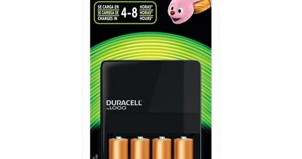 Cargador Pilas Recargables Duracell Aa Aaa C 4 'baterías Aa