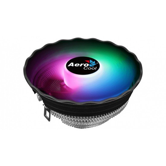 Ventilador Aerocool Air Frost Plus FRGB 3P Intel, AMD AM4, 1500 RPM, Aluminio, RGB, Negro, 4710562750188