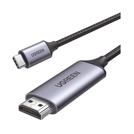 Cable USB-C 3.1 a HDMI 4K Ugreen 50570 1.5M, Compatible Con Thunderbolt 3 & 4, Nylon Trenzado, Carcasa de Aluminio