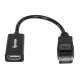 Adaptador Displayport a HDMI Steren 506-450 Salida de Video Color Negro