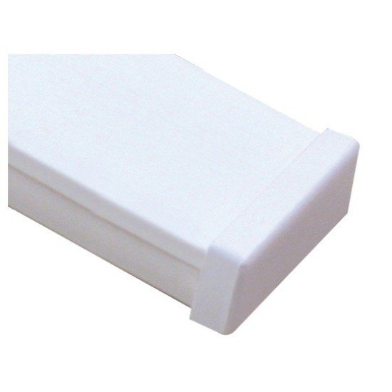 Tapa final color blanco de PVC autoextinguible THORSMAN 5390-02001, para canaleta TMK1735, TMK1735SD.