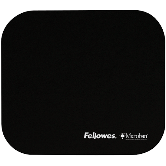 Mousepad Fellowes 5933901 Microban Color Negro