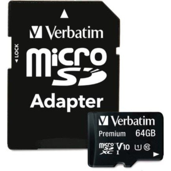 Memoria MicroSDXC 64GB Verbatim 71272 Valuelife Clase 10