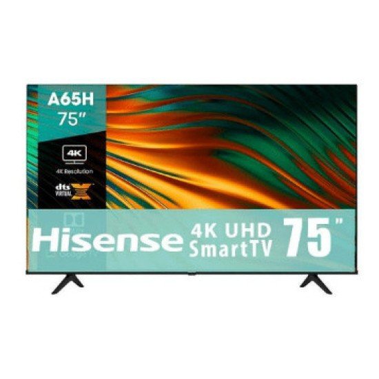 Smart TV 75" Hisense 75A65H / Led / Ultra HD / 4K / 60Hz / Vesa / HDMI / Negro