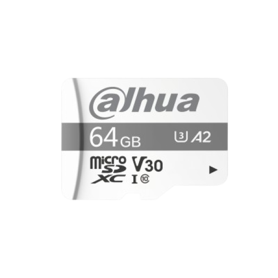 Memoria microSD 64GB DAHUA P100 DHI-TF-P100/64GB, UHS-I, Clase 10, para videovigilancia