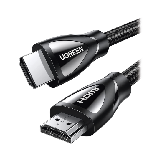 Cable HDMI 2.1 de Nylon Trenzado Ugreen 80405 / 5 Metros/ Dolby Atmos/ Dolby Vision/ 48 GBPS/ Mayor Duracion