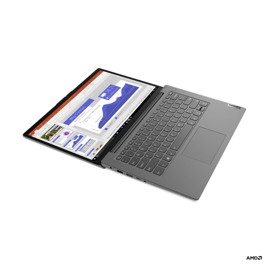 Laptop Lenovo V14 G2 14" AMD R5 5500U/ 8GB/ 256GB SSD/ Windows 10 Pro/ Color Gris, 82KC0083LM