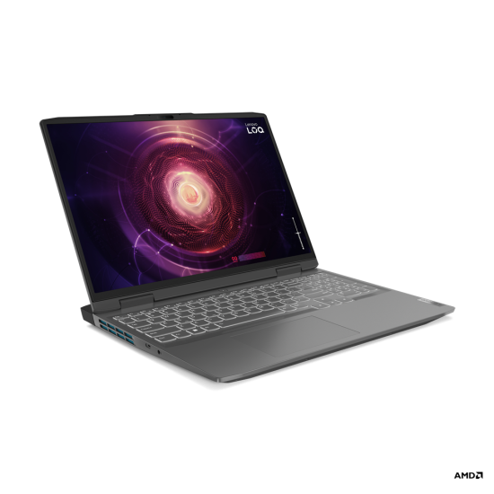 Laptop Lenovo Idea Gaming Loq 16APH8 16" AMD Ryzen 5/ 16GB/ 512GB SSD/ Win 11 Home/ Color Gris, 82XU001ALM