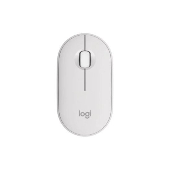 Mouse Inalámbrico Logitech 2 M350S / Óptico / Bluetooth / 3 Botones / Color Blanco / 910-007047