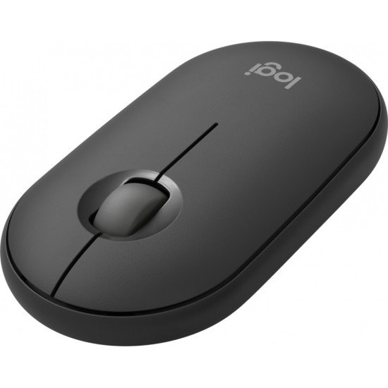 Mouse Inalámbrico Logitech 2 M350S / Óptico / Bluetooth / 3 Botones / Color Grafito, 910-007049