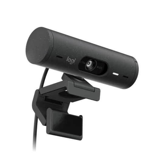 Webcam Logitech Brio 500 Grafito 1080P, Microfono, USB-C, 960-001412