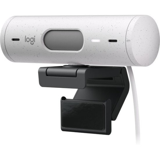 Webcam Logitech Brio 500 Blanco 1080P, Microfono, USB-C, 960-001426