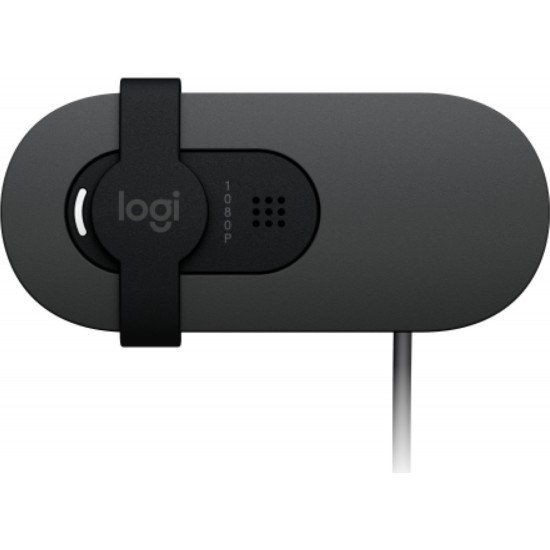 Webcam Logitech Brios 100 / Full HD / 1080P / Grafito / 2M / USB A / 960-001586