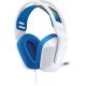 Diadema Audifono con Microfono Logitech G335 Gaming Alambrico 3.5MM Blanco/ Azul, 981-001017
