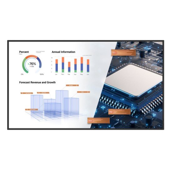 Monitor Para Señalización Digital 75" Benq 9H.F89PT.DA2 / ST7502S / LED / HDMI / 4K UHD / VGA / VESA / Android 8.0 / 3GB RAM / 16GB ROM
