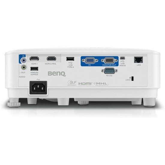 Videoproyector Benq MW732 4000 Lumenes/ WXGA/ 1280X800/ Lampara UHP 240/ HDMI (2)/ RJ-45/ USB A/ Bocina 2W, 9H.JGS77.13L