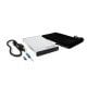 Gabinete Vorago HDD-102 / SSD/ HDD 2.5"/ SATA USB 2.0/ Color Plata, AC-354189-3