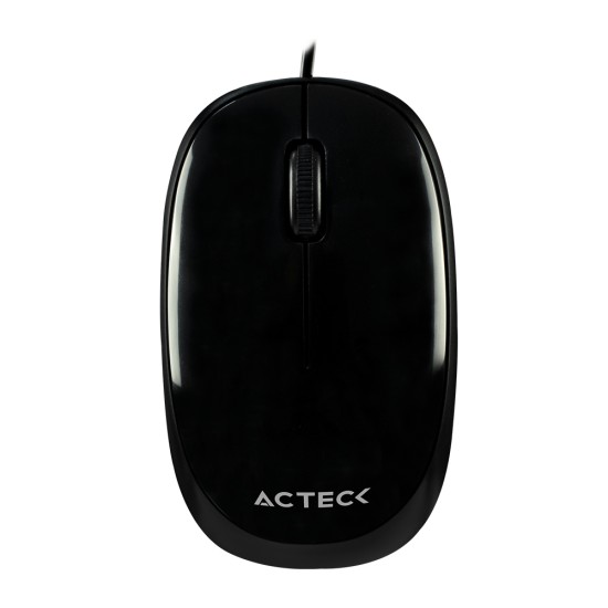 Mouse Acteck AC-928830 Alambrico/ Optico/ USB/ Negro