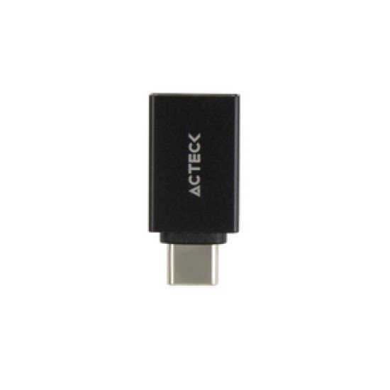 Adaptador ACTECK AC-934817 , USB Tipo C A USB-A 3.0 Shift Plus AU210 , Tipo Dongle OTG Macho A Hembra , Negro