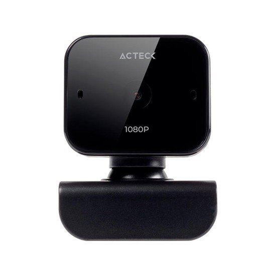 Camara Web Acteck AC-935203, Haptos Plus CW460 1080P 15 FPS Auto Focus Microfono Ajuste Multiangulo Win, Linux y IOS