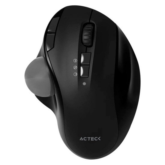 Mouse Inalambrico Acteck AC-936309, Virtuos Art MI790, 2400DPI/7 Botones + Scroll/Ergonomico/Tipo C/Bluetooth/Color Negro