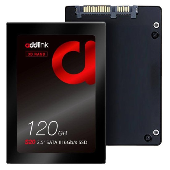Unidad de Estado Solido SSD 120GB SATAIII 2.5" 6GB/S AddLink S20, AD120GBS20S3S