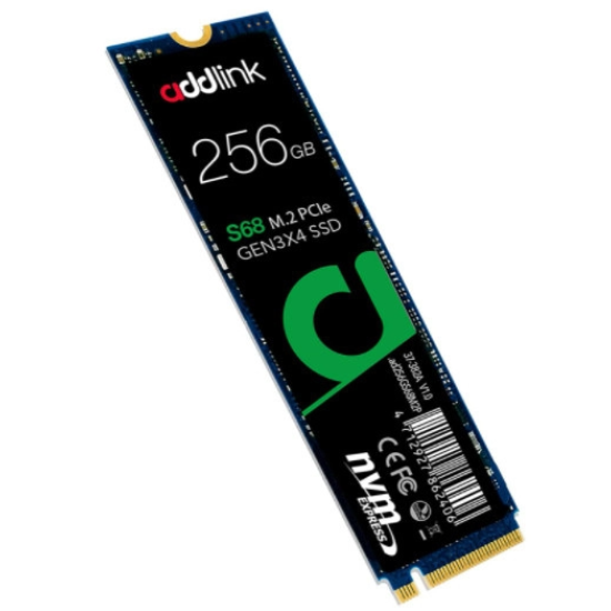 Unidad de Estado Solido SSD M.2 256GB Addlink Technology S68 AD256GBS68M2P PCI Express 3.0