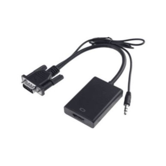 Cable Adaptador VGA "M" a HDMI "H" con Audio Gigatech ADP-040