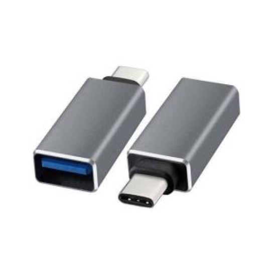 ADAPTADOR USB TIPO C A USB V3.0 GIGATECH ADP-TCA3 PLATA