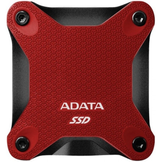 Unidad de Estado Solido Externo 480GB Adata SD600Q Rojo USB 3.1 ASD600Q-480GU31-CRD