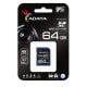 Memoria SDXC 64GB Adata Premier Pro V30 ASDX64GUI3V30S-R Negro/Azul