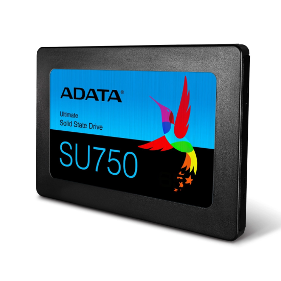 Unidad de Estado Solido 256GB Adata SU750 ASU750SS-256GT-C SATA III 2.5" 550MB/S 3D Nand