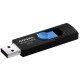 Memoria USB 128GB Adata AUV320-128G-RBKBL USB3.2 Retractil Color Negro/Azul