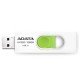 Memoria USB Adata UV320 128GB Blanco/ Verde 3.1, AUV320-128G-RWHGN