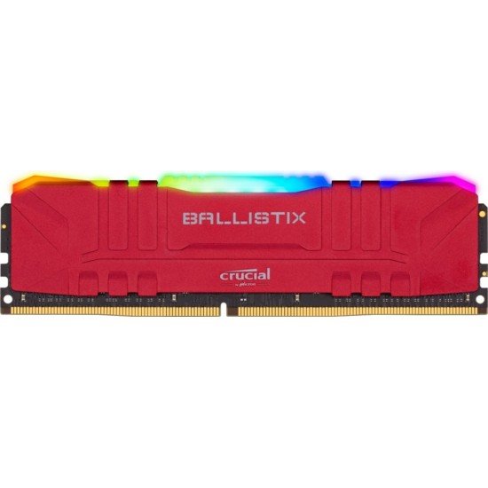 Memoria DDR4 16GB 3200Mhz Crucial Ballistix RGB / Rojo, BL16G32C16U4RL