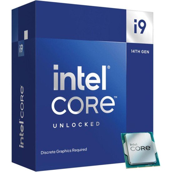 Procesador Intel CI9-14900KF Socket 1700/ 24 Cores 3.20GHZ/ 125W/ 36MB Cache/ Sin Graficos / Sin Disipador/ BX8071514900KF