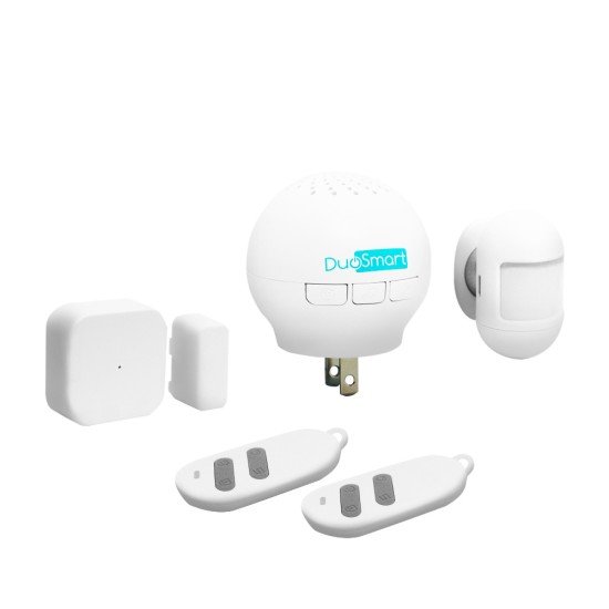 Kit de alarma inalámbrico Duosmart C20, WiFi, RF, incluye panel, PIR, magneto, llavero
