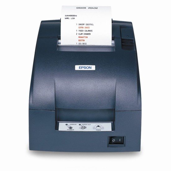 Impresora de Tickets Pos Epson TM-U220A-153, Matriz / 6 lps / 76mm / Serial / Negro, C31C513153