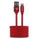 Cable APPLE Lightning USB De 1 Metro Rojo VORAGO CAB-119-RD