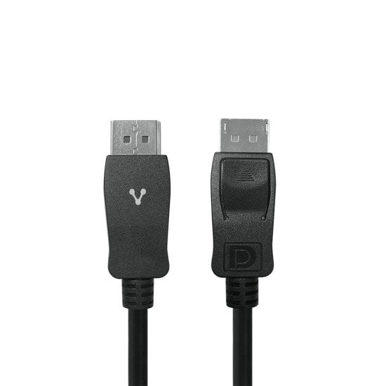 Cable Displayport Macho-Macho 1.4 Vorago / 4K/ 60HZ/ 2 Metros/ Negro/ CAB-309